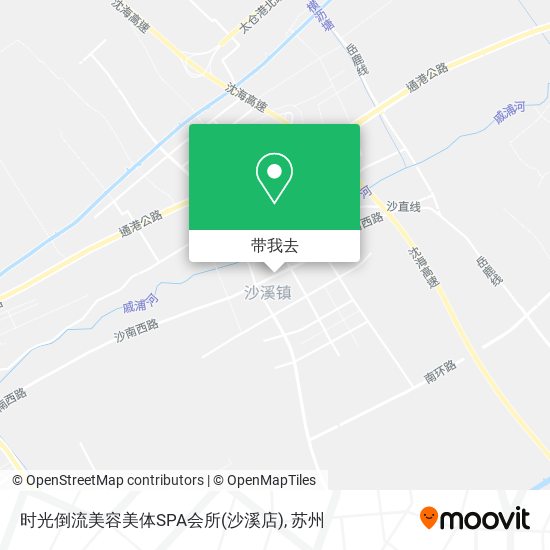 时光倒流美容美体SPA会所(沙溪店)地图