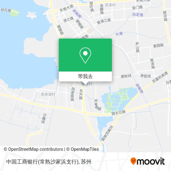 中国工商银行(常熟沙家浜支行)地图
