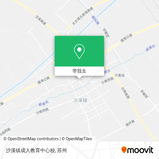 沙溪镇成人教育中心校地图