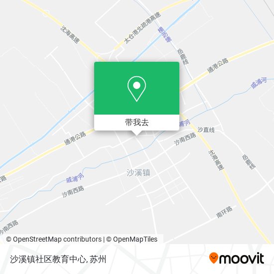 沙溪镇社区教育中心地图