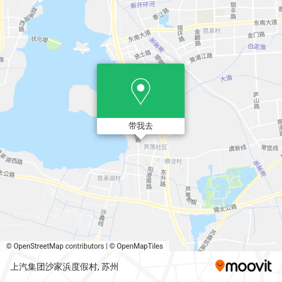 上汽集团沙家浜度假村地图