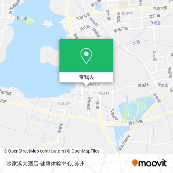 沙家浜大酒店-健康体检中心地图