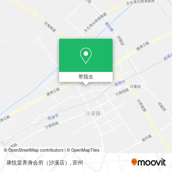 康悦棠养身会所（沙溪店）地图