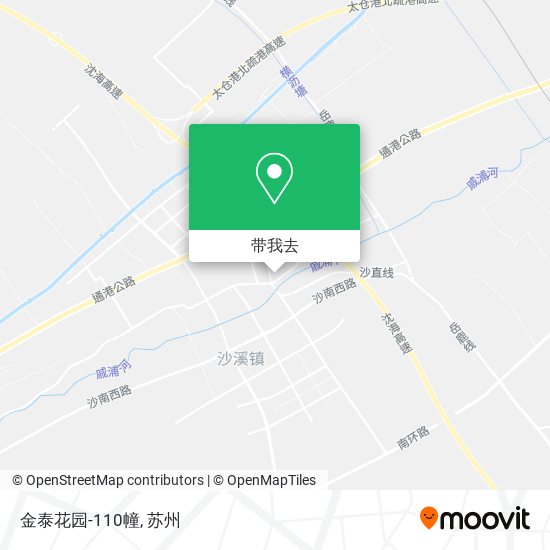 金泰花园-110幢地图