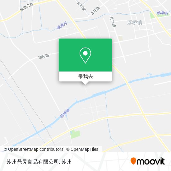 苏州鼎灵食品有限公司地图