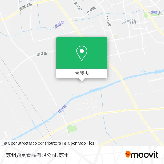 苏州鼎灵食品有限公司地图