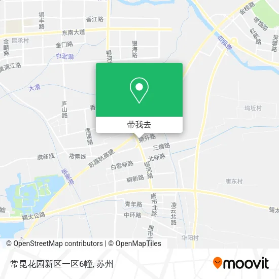 常昆花园新区一区6幢地图