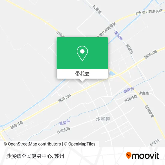沙溪镇全民健身中心地图
