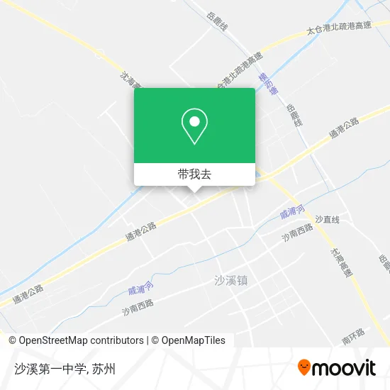 沙溪第一中学地图