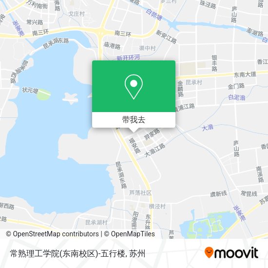 常熟理工学院(东南校区)-五行楼地图
