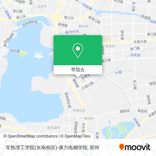常熟理工学院(东南校区)-康力电梯学院地图
