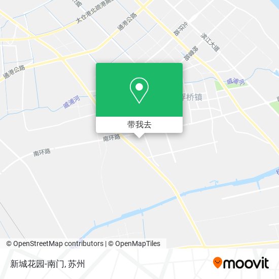 新城花园-南门地图