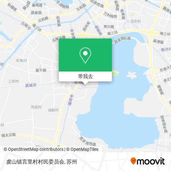 虞山镇言里村村民委员会地图
