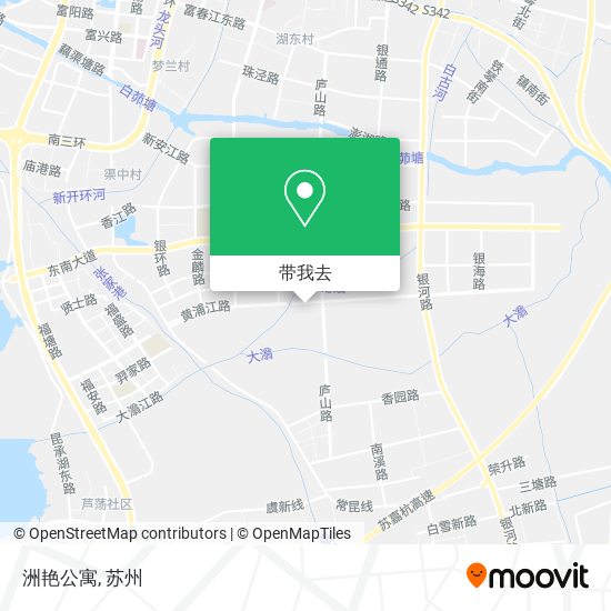 洲艳公寓地图