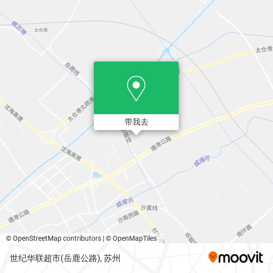 世纪华联超市(岳鹿公路)地图