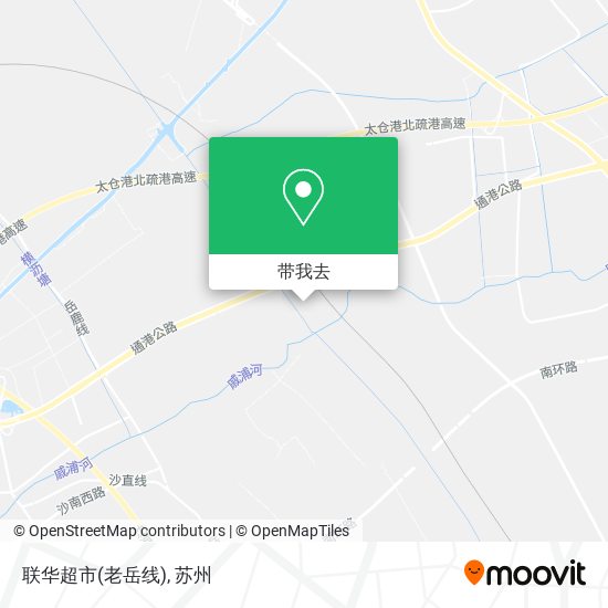 联华超市(老岳线)地图