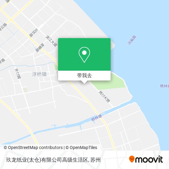 玖龙纸业(太仓)有限公司高级生活区地图