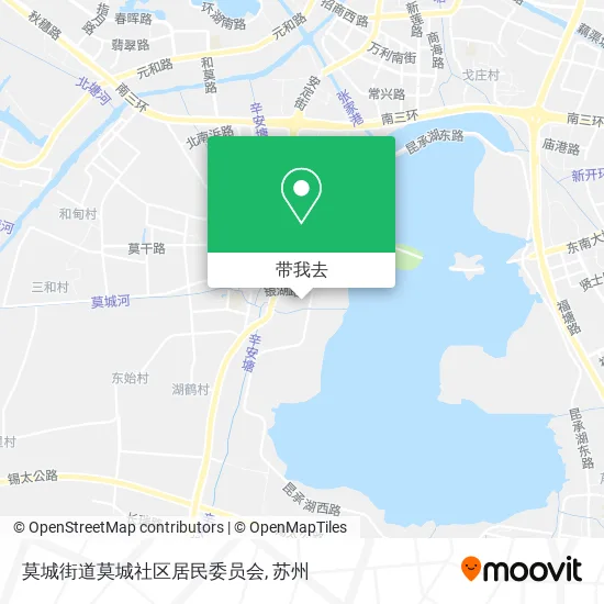 莫城街道莫城社区居民委员会地图