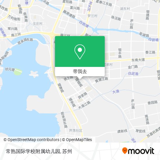 常熟国际学校附属幼儿园地图
