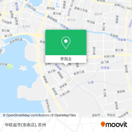 华联超市(东南店)地图