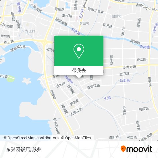 东兴园饭店地图