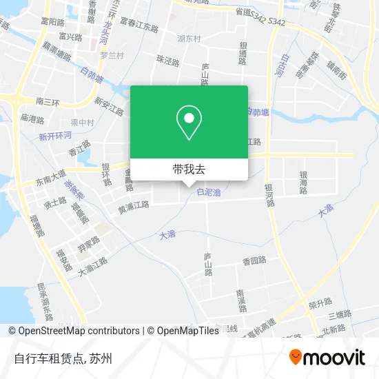 自行车租赁点地图