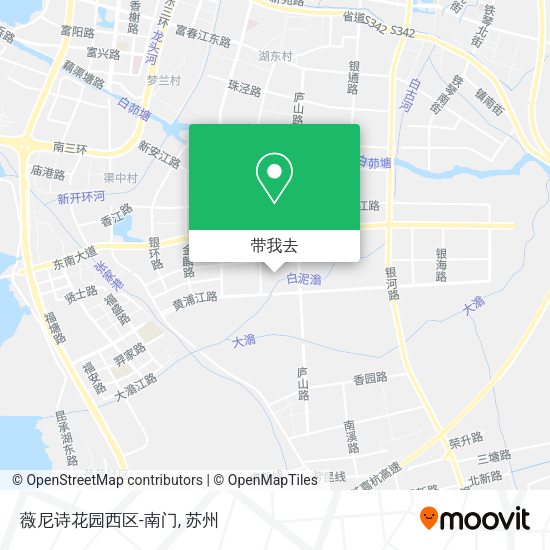 薇尼诗花园西区-南门地图