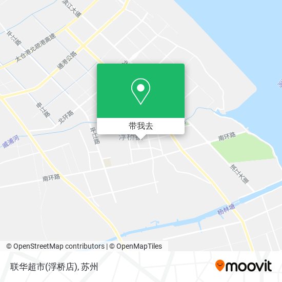联华超市(浮桥店)地图
