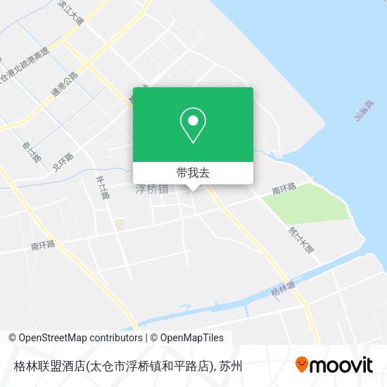 格林联盟酒店(太仓市浮桥镇和平路店)地图