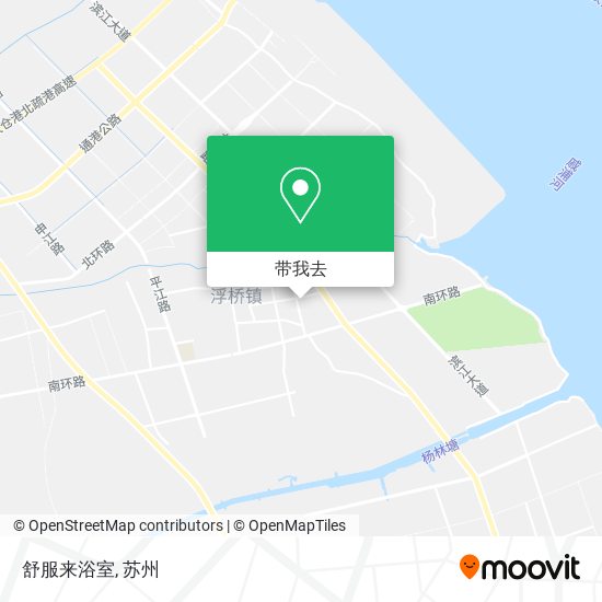 舒服来浴室地图