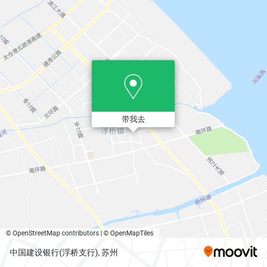 中国建设银行(浮桥支行)地图