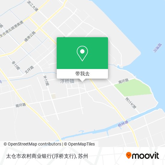 太仓市农村商业银行(浮桥支行)地图