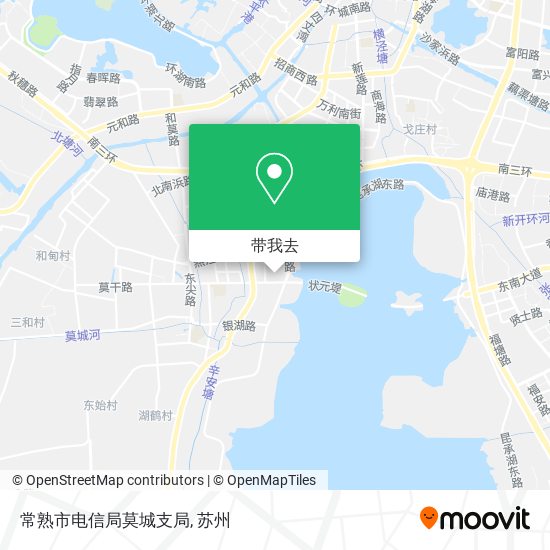 常熟市电信局莫城支局地图