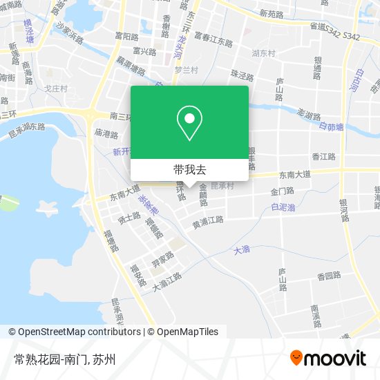 常熟花园-南门地图