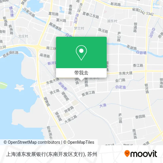 上海浦东发展银行(东南开发区支行)地图