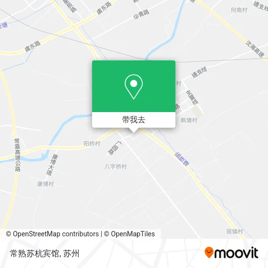 常熟苏杭宾馆地图