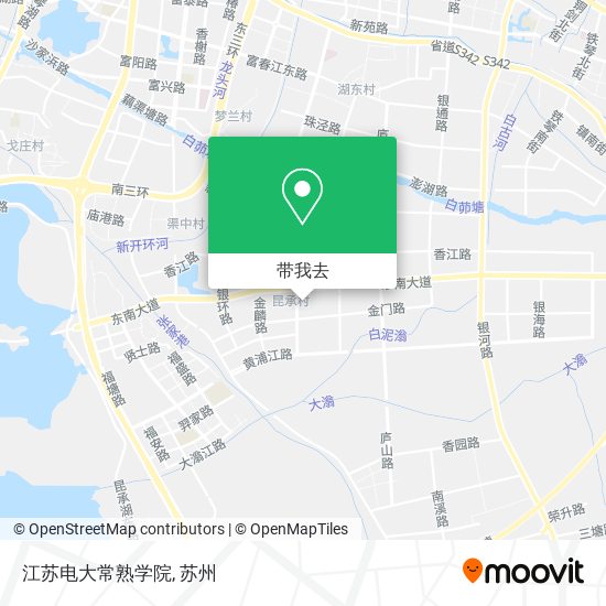 江苏电大常熟学院地图