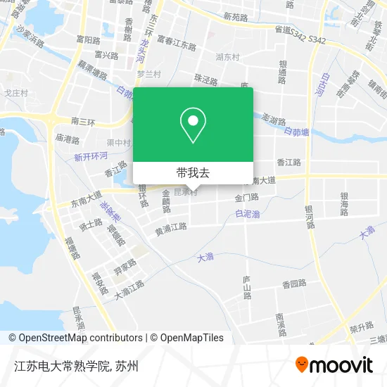 江苏电大常熟学院地图