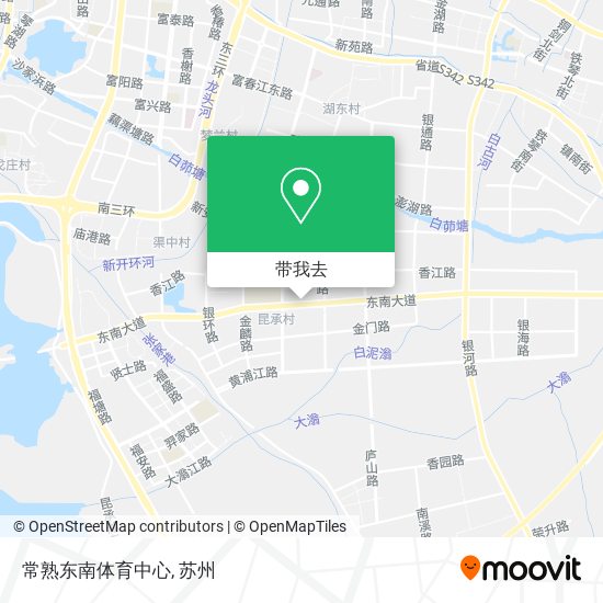 常熟东南体育中心地图