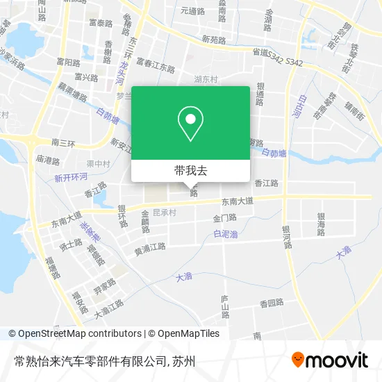 常熟怡来汽车零部件有限公司地图
