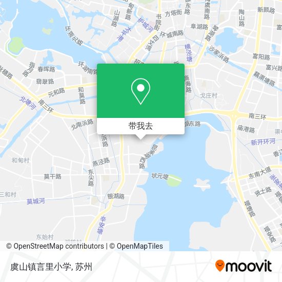 虞山镇言里小学地图