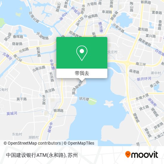 中国建设银行ATM(永和路)地图