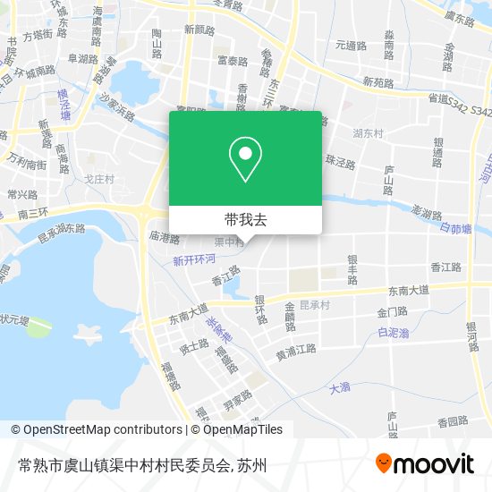 常熟市虞山镇渠中村村民委员会地图
