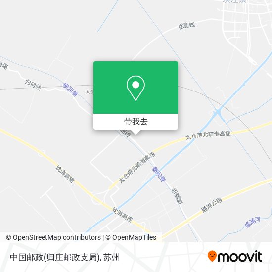 中国邮政(归庄邮政支局)地图