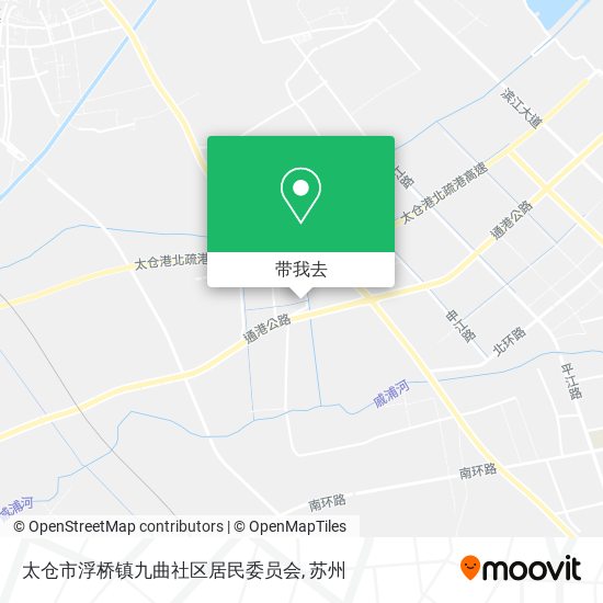 太仓市浮桥镇九曲社区居民委员会地图