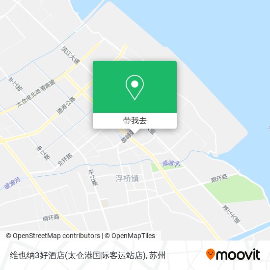 维也纳3好酒店(太仓港国际客运站店)地图