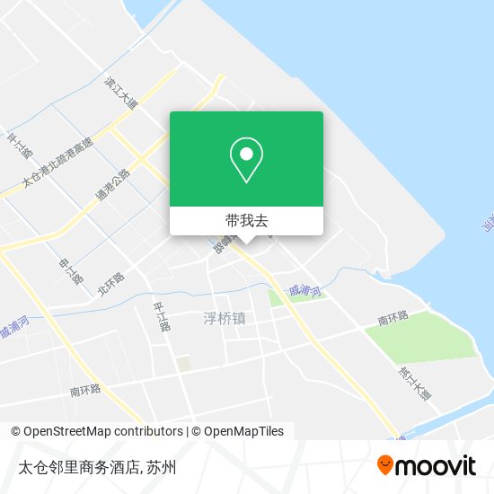 太仓邻里商务酒店地图