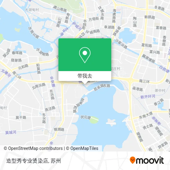 造型秀专业烫染店地图