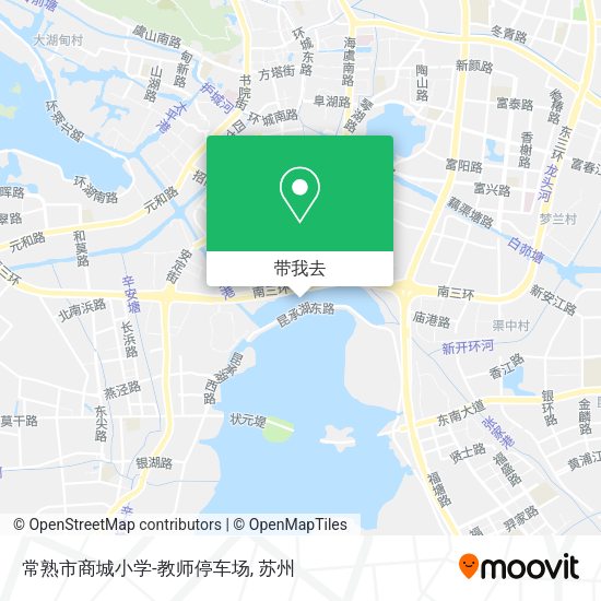 常熟市商城小学-教师停车场地图