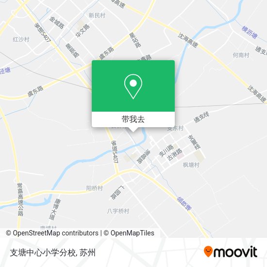 支塘中心小学分校地图